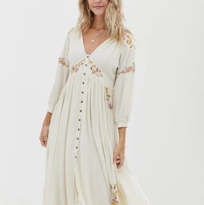 Free People Day Glow Middi Dress